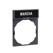 PORTA+ ETIQUETA MARCHA P/D. 22  ZBY2403
