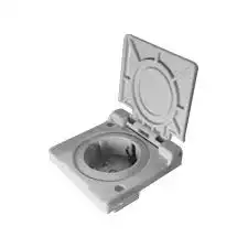 TOMA EMBUTIR SCHUKO C/TAPA POLARIZADA  S 2016/2 STECK