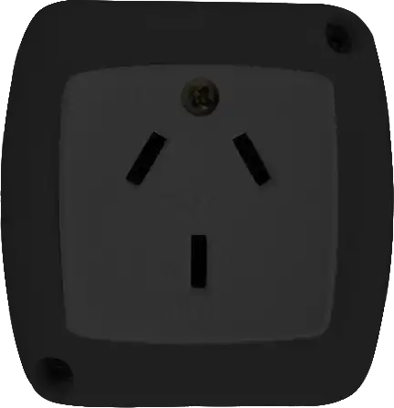 LLAVE EXTERIOR 1 TOMA 20A NEGRO KALOP TEKNA