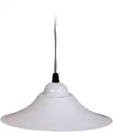 COLGANTE DE CHAPA 1 LUZ - BLANCO
