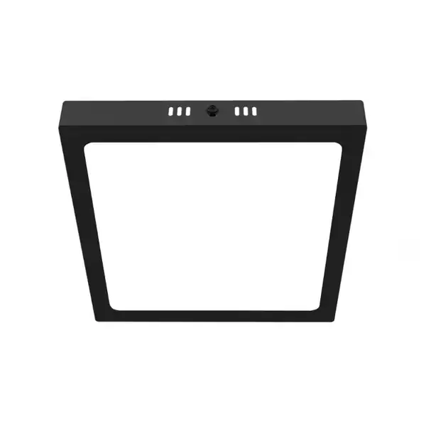 PLAFON LED 18W 865 FRIO CUADRADO NEGRO
