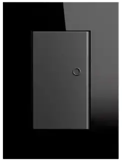 TAPA 3 MODULOS C/BASTIDOR KRISTAL NEGRO