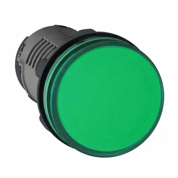 SEÑAL LUMINOSA PLASTICA LED VERDE  220VCA
