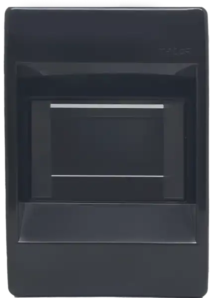 GABINETE DIN 4 POLOS PVC NEGRO EXTERIOR