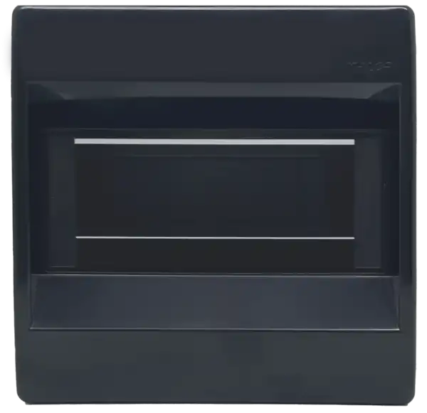 GABINETE DIN 6 POLOS PVC NEGRO EXTERIOR