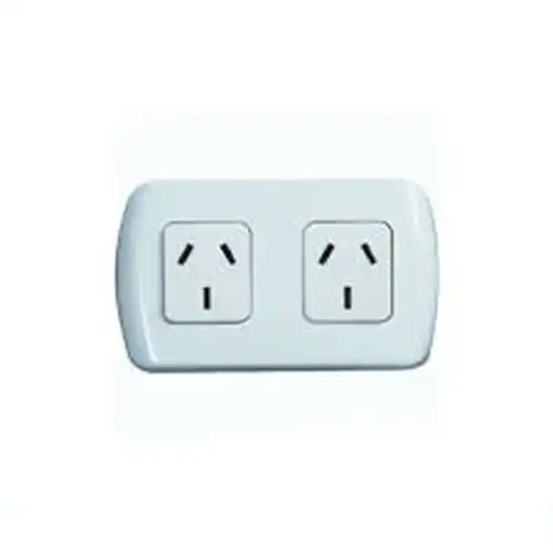LLAVE EXTERIOR 2 TOMAS 10A BLANCO KALOP TEKNA