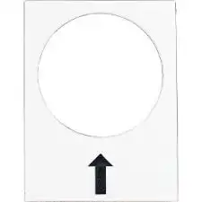 ETIQUETA 30X40MM DERECHA PV ZB2BY4907