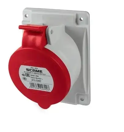 TOMA EMBUTIR INDUSTRIAL 16A 3P+T -IP44 SERIE IEC-