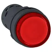 PULSADOR LUMINOSO PLASTICO SAL ROJO S/ LAMP                 W3461P