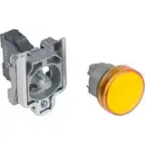 SEÑAL LUMINOSA METALICA LED  AMBAR 24 CA/CC