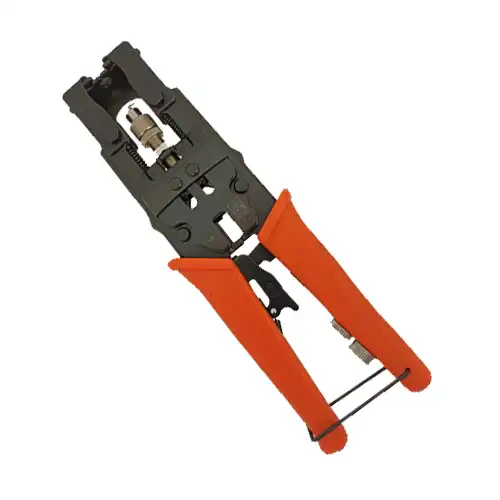 PINZA CRIMPEADORA METALICA P/ F BNC RCA SANAP N SEAL