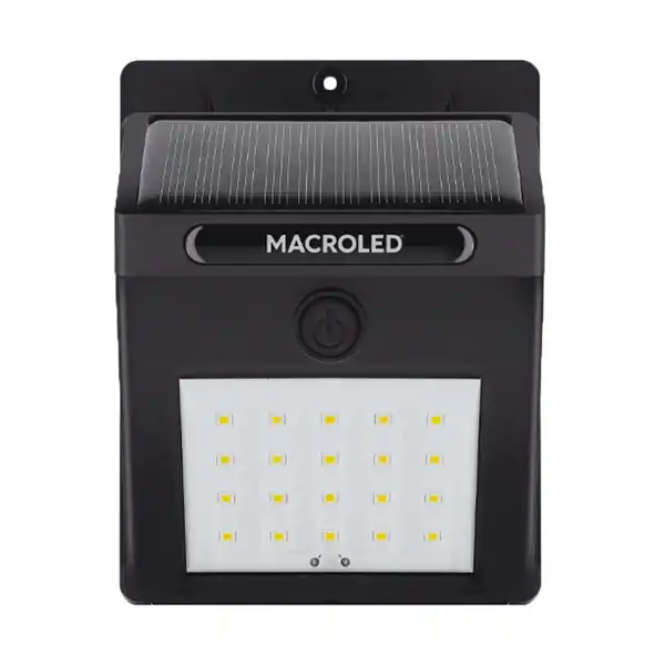 ARTEFACTO SOLAR DE PARED 1.5 W FRIO IP54