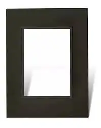 BAUHAUS TAPA Y DISTANCIADOR 4 MODULOS C/RIBETE GRIS