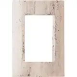 RODA TAPA PLASTICA TRAVERTINO