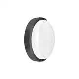 TORTUGA LED 12W 865 FRIO REDONDO NEGRO