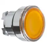 CABEZAL METALICO PULSADOR LUMINOSO RASANTE LED