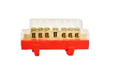 DISTRIBUIDOR 1X125 A 7 CONEXIONES ROJO