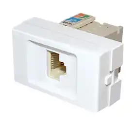 VERONA TOMA RJ45 BLANCO