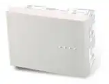 BAUHAUS PULSADOR 2 MODULOS BLANCO