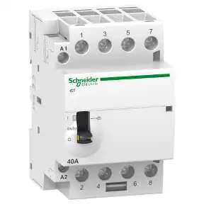 CONTACTOR MANDO MANUAL 40A 4NA 230VCA