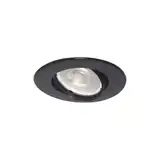 EMBUTIDO MOVIL GU10 93MM POLICARBONATO NEGRO