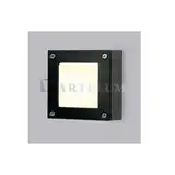 APLIQUE LED 2W 3000K 105X105X65MM NEGRO