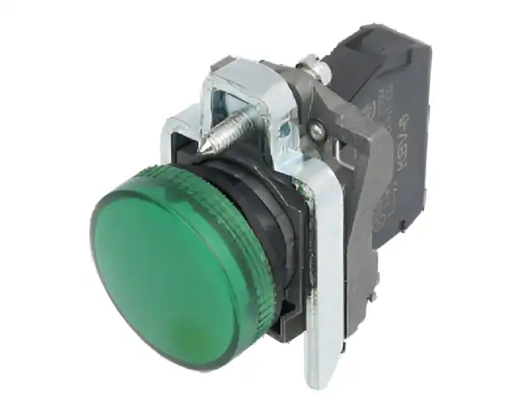 SEÑAL LUMINOSA LED METALICA VERDE 24 VCA VDC