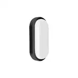 TORTUGA LED 12W 865 FRIO OVAL NEGRO