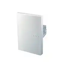 BAUHAUS PULSADOR 4 MODULOS BLANCO