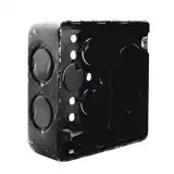 CAJA CHAPA CUADRADA 10 X 10 CM SEMIPESADA
