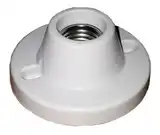 RECEPTACULO RECTO BLANCO C/FLORON