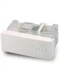 BAUHAUS PULSADOR 1 MODULO BLANCO