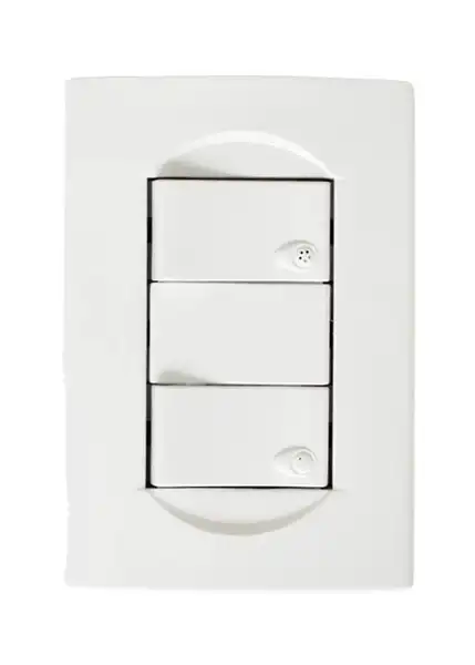 VERONA LLAVE ARMADA 1 PUNTO Y 1 COMBINACION  BLANCO TAPA BLANCA