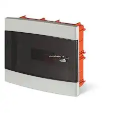 GABINETE DIN 12 POLOS PVC EMBUTIR  PUERTA FUME IP40 B