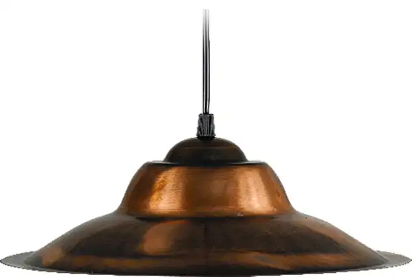 COLGANTE DE CHAPA 32CM COBRE C-136COB FERROLUX