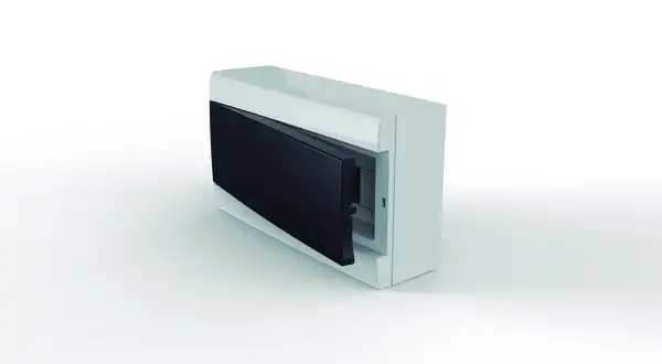GABINETE DIN 12 POLOS PVC EXTERIOR  PUERTA FUME