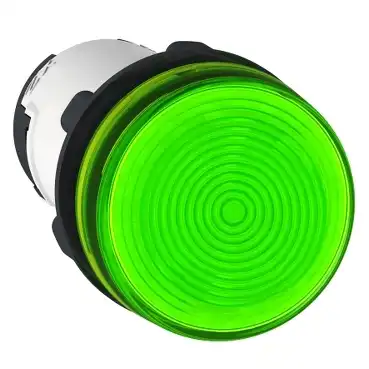 SEÑAL LUMINOSA PLASTICA VERDE  S/LAMPARA