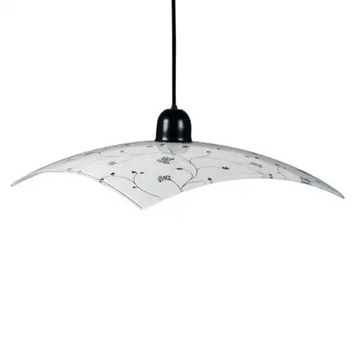 COLGANTE CUADRADO 35CM FOGGIA NEGRO C152 FERROLUX