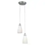 COLGANTE DESNIVEL 2 LUCES BLANCO CD211B FERROLUX