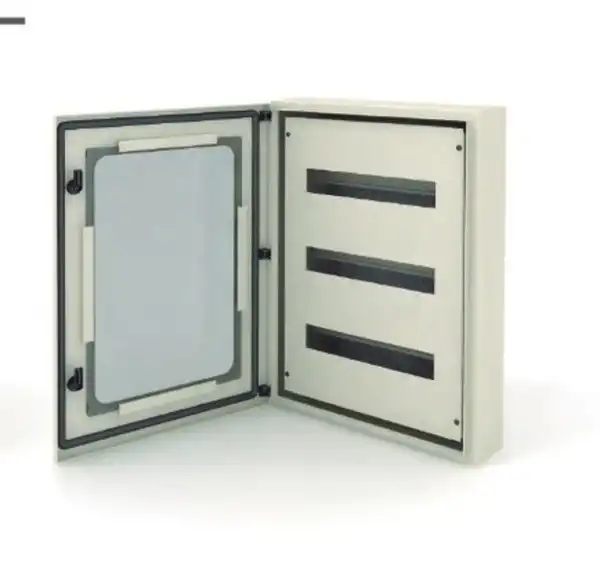 GABINETE DIN 72 POLOS ESTANCO 600X600X100 MM C/VIDRIO