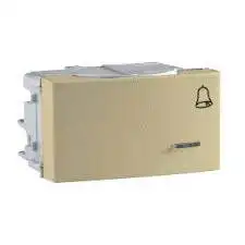 RODA PULSADOR 10A 250/110V MARFIL