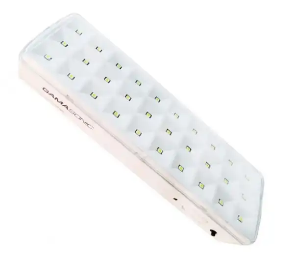 LUZ DE EMERGENCIA 30W  2 NIVEL  ILUM. 6HS AUT BAT 3.7V 1AH LITIO