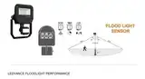 PROYECTOR LED COMPACT 20W CON SENSOR 5000K FRIO 1800 lm 20000 hrs