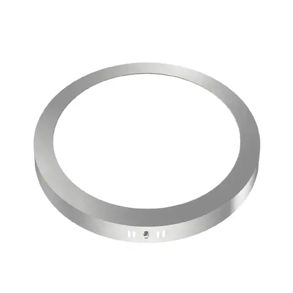 PLAFON LED 24W 850 FRIO REDONDO ACERO