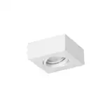 SEMIEMBUTIDO 1L DICRO GU10 100X100MM BLANCO