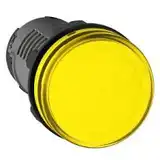 SEÑAL LUMINOSA PLASTICA LED AMBAR 24 VCA/CC IP40