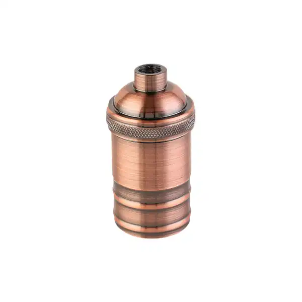 PORTALAMPARA E27 VINTAGE COBRIZO