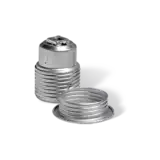 PORTALAMPARA E27 METALICO CROMADO R/EXT. 504