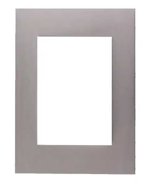 BAUHAUS TAPA Y DISTANCIADOR 4 MODULOS ALUMINIZADA