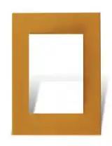 BAUHAUS TAPA Y DISTANCIADOR 4 MODULOS AMARILLO